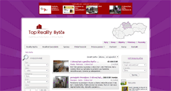 Desktop Screenshot of byty.reality-bytca.eu