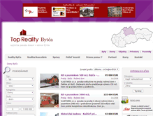 Tablet Screenshot of domy.reality-bytca.eu